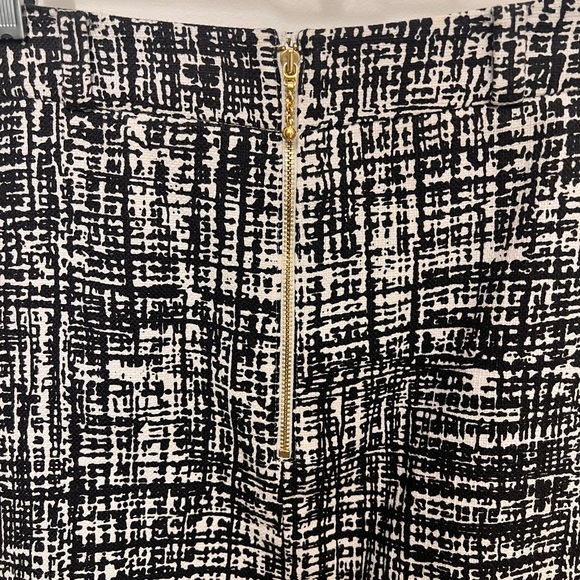 Kate Spade “Gilda” Black and White A-Line Skirt - Picture 3 of 10